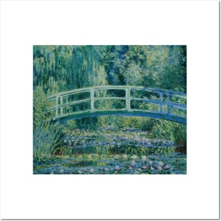 The Japanese Bridge by Claude Monet Posters and Art